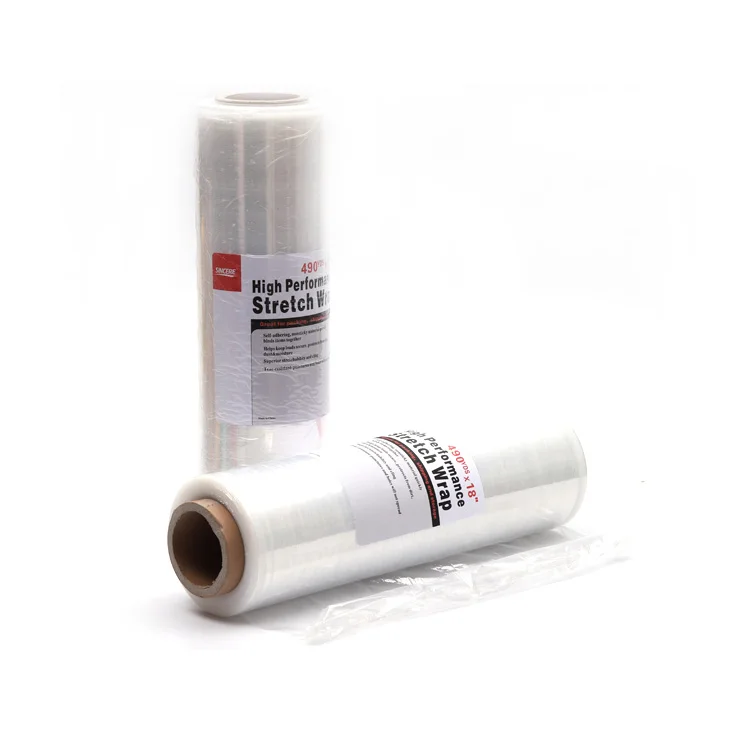 High Retraction Lightweight Transparency Tensile Strength Pe Stretch Wrap Film