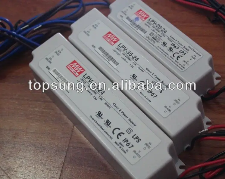 Wholesale Mean Well Power Supply Transformer 220v Ac to 24v Lighting Led Drivers 100w Waterproof Power Supplies