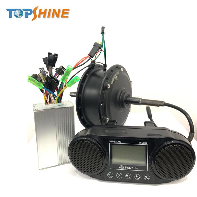 Electric bicycle parts odometer LCD with GPS tracking system and HiFi music speaker system(Motor/controller)