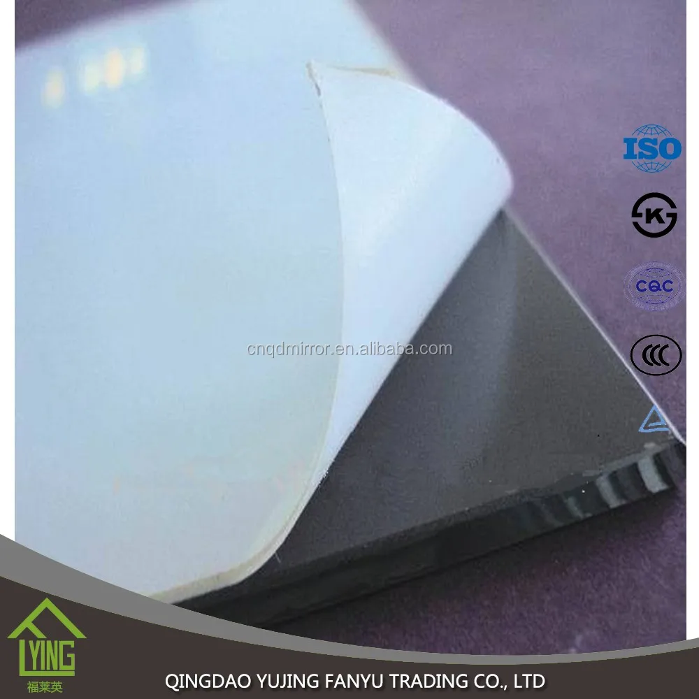 China factory supplying 4mm, 5mm, 6mm safety mirror with vinyl back film for Sale