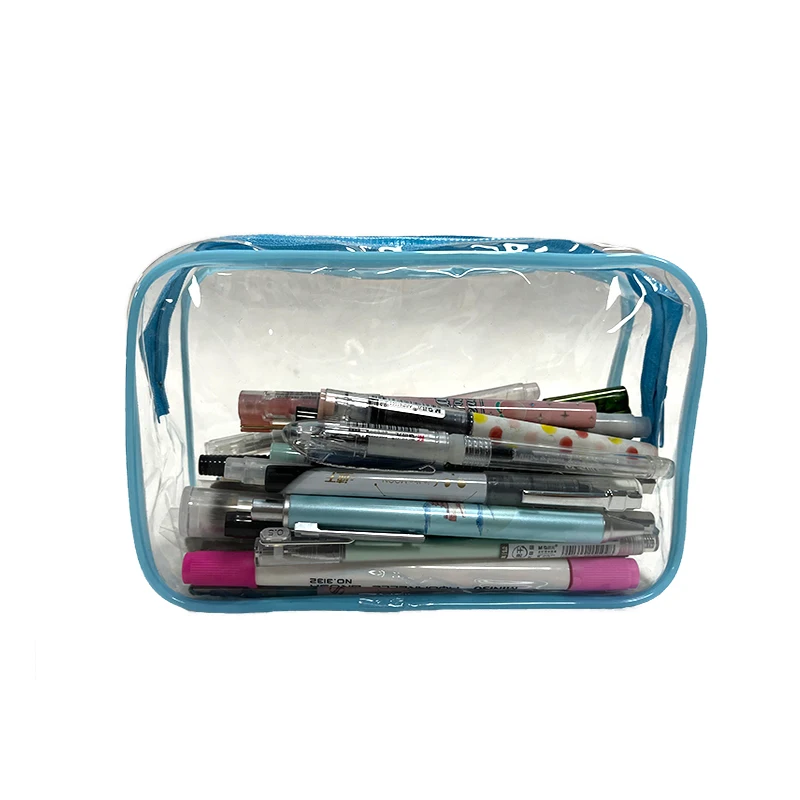 Custom Private Label Waterproof  Toilet Bag Travel Clear PVC Makeup Cosmetic bag