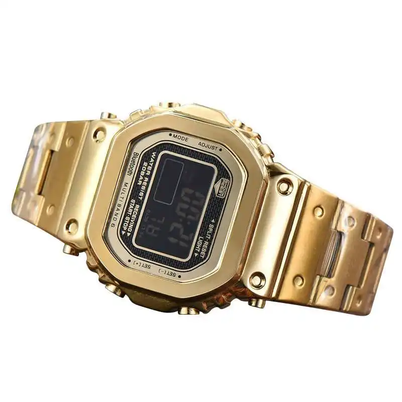 Amazon sell hot Hip hop Water ghost plate 24K diamond quartz watches