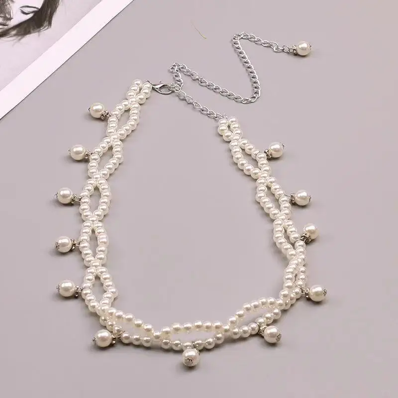 
New design Fashion Pearl Waist Belts For Women Dresses chain Tassel Belt slim Girls Waist Belts Waistband 