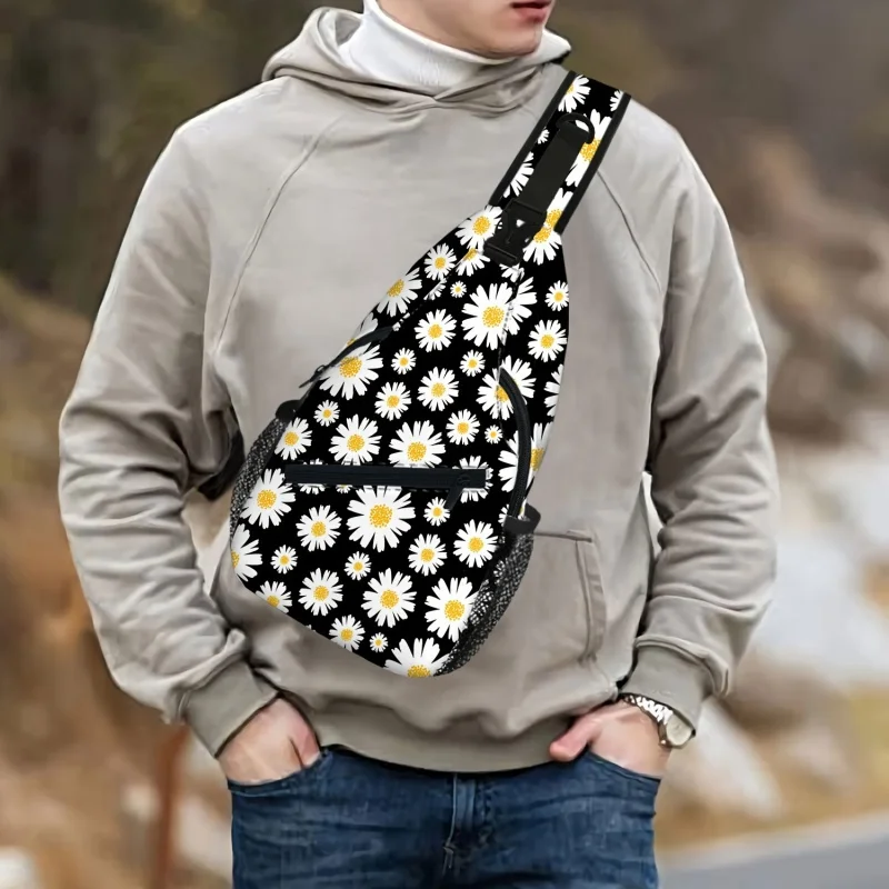 Factory customized strap messenger shoulder bag tactical camouflage chest bag printed crossbody bag