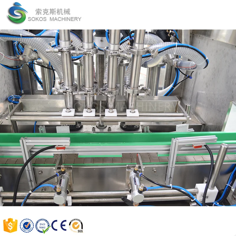 Automatic Hot Pepper Sauce Salad Dressing Bottling Machine