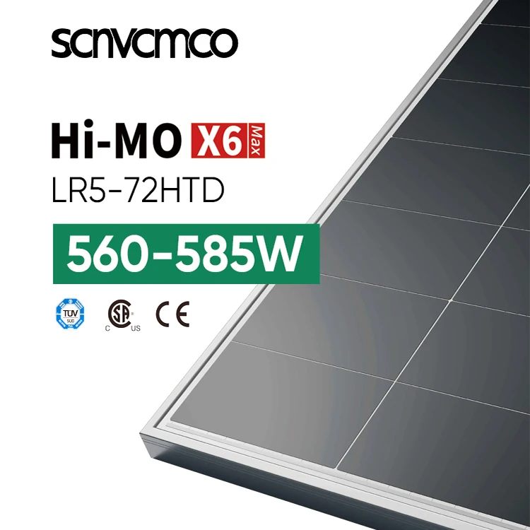 Набор солнечных панелей 560 Вт-585 Вт двойное стекло для домашнего использования гибкая полуячейка инверторная солнечная панель комплект батарей