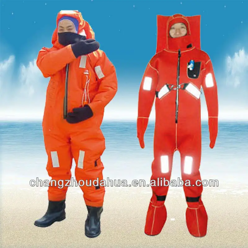 SOLAS certificate DFB-I Thermal Keeping Suit PVC foam Immersion Suit
