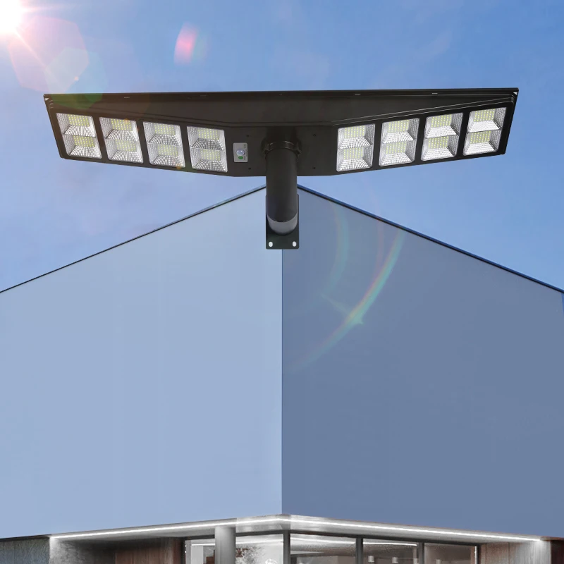High Lumen Led Integrated Abs Engineering Material Ip65 Solar Street Lights