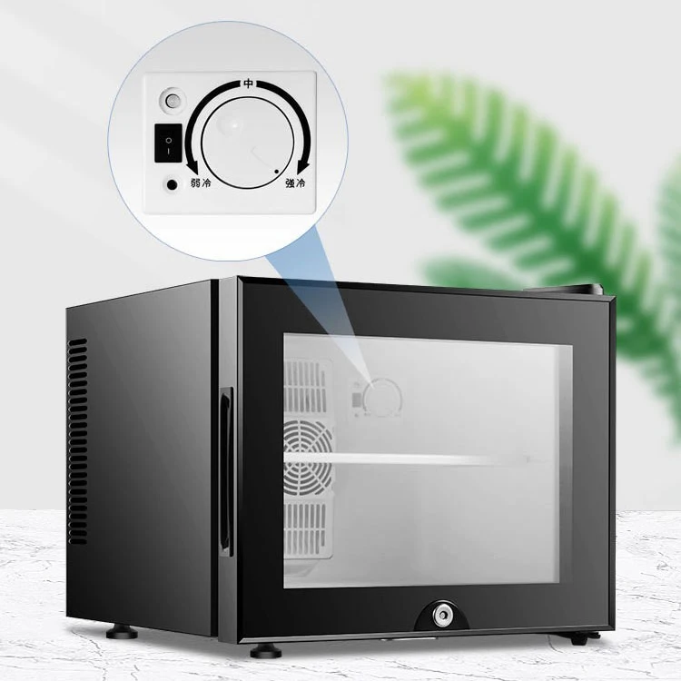 20l 30l 40l Custom Glass Door Bar Fridge, Top No Noise Home Bar Club Hotel Mini Fridge With Glass Door