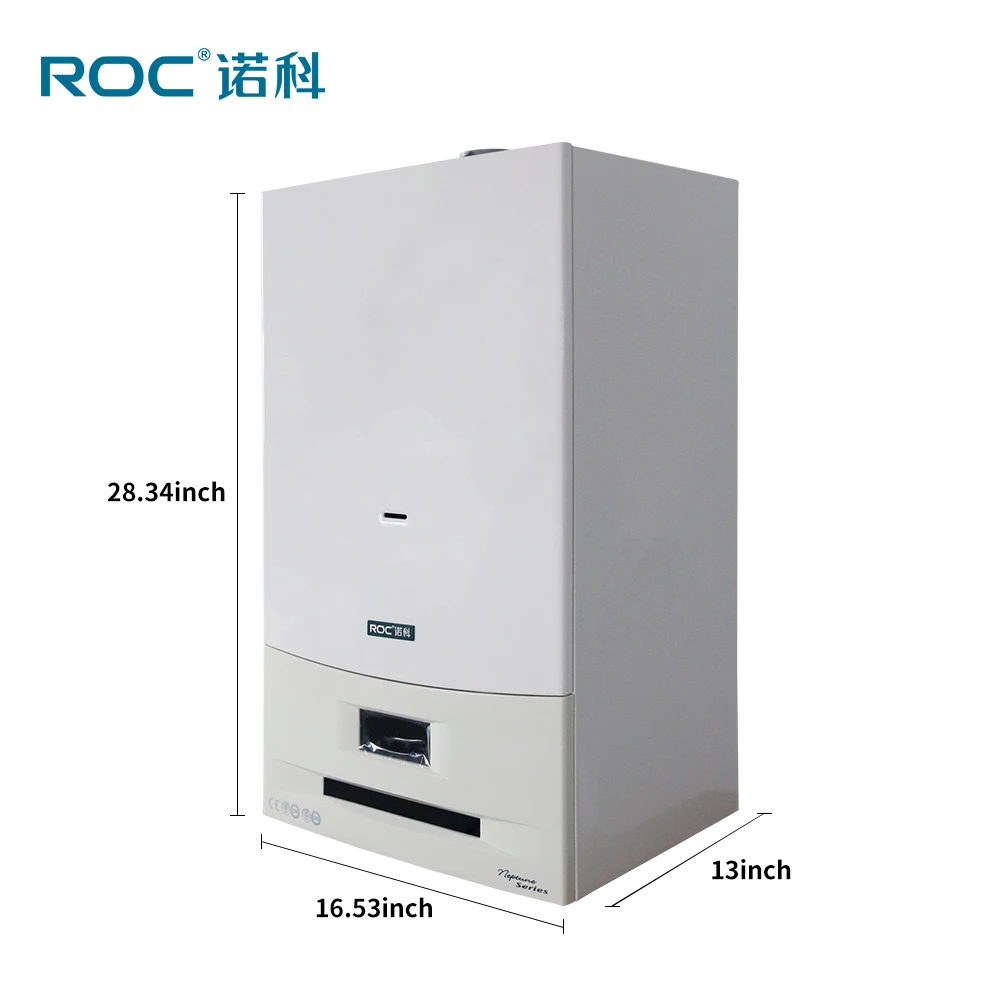ROC Hot sale Newest Neptune series Kombi domestic wall mounted Water heating gas boiler for home