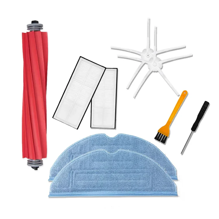 Vacuum cleaner accessories main brush filter mop side brush for Xiaomi RoboRock S7 S75 T7S maxv ultra series replacement set