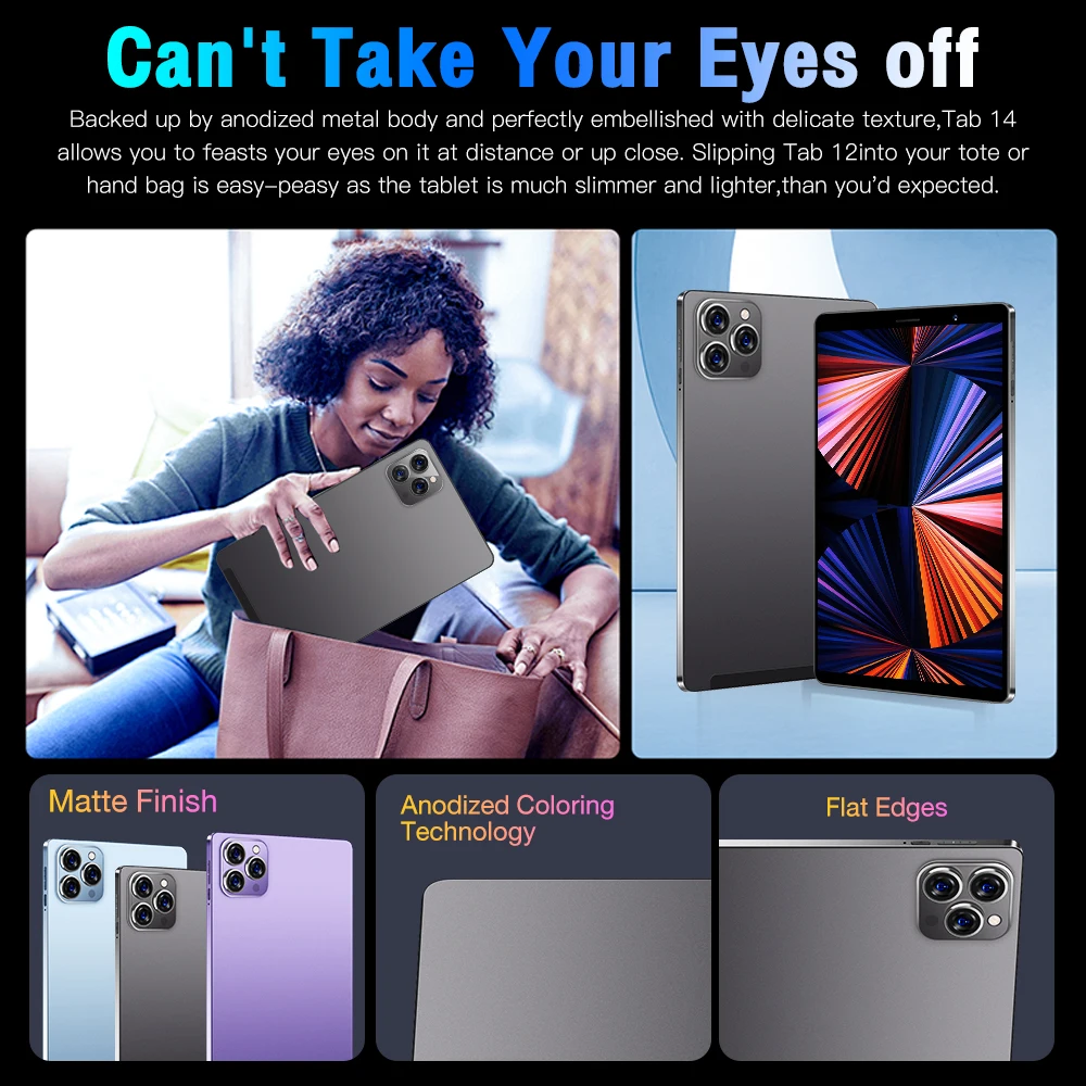 Tablet 16GB + 1TGB Dual OS for Children Tablet PC Large Battery Portable Android Tablet PC