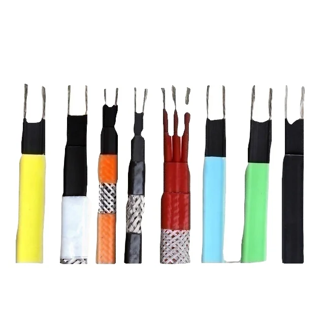 Economical and applicable gutter melting snow and ice self-regulating temperature heating cable