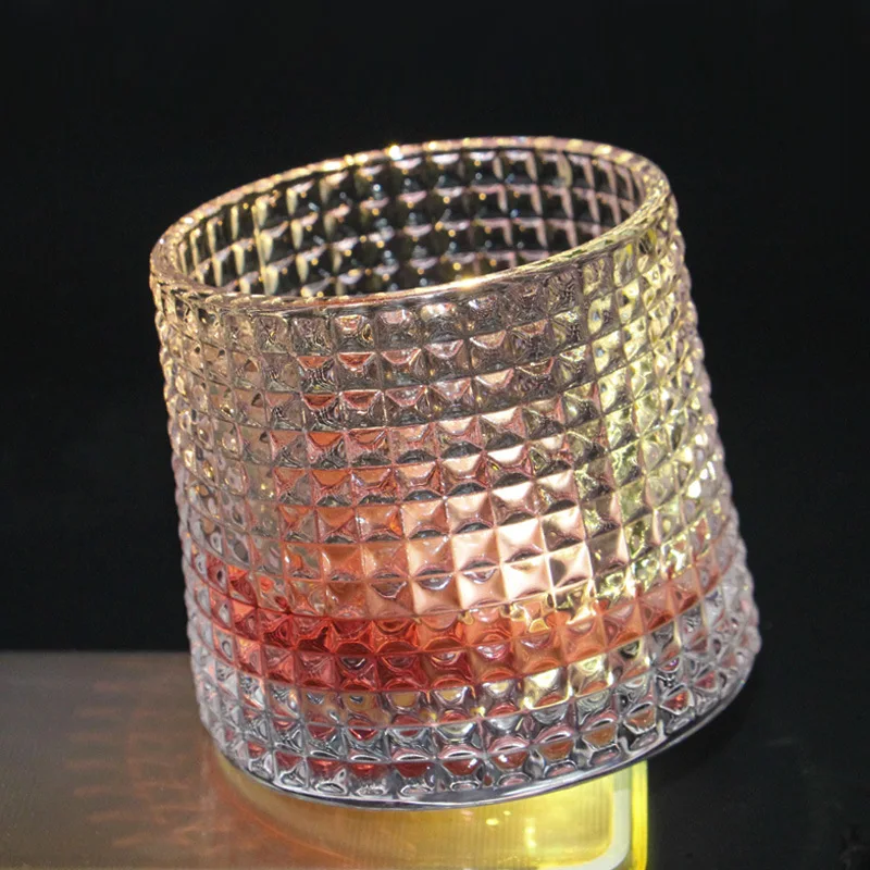 Бокал для виски/прозрачный вращающийся бокал/стакан для воды