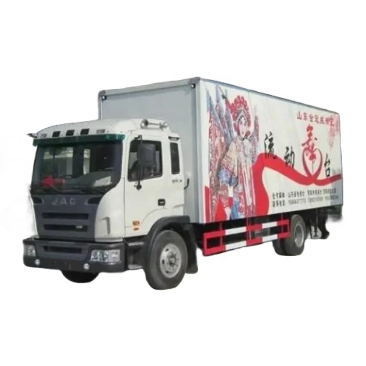 Factory price hydraulic Led Screen Mobile Podium Stage Truck With Sound System