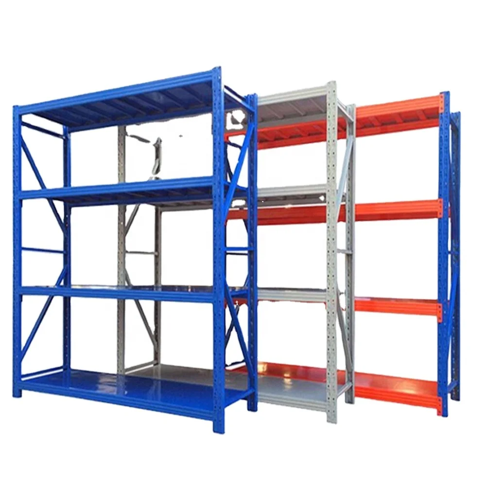 Custom estante estilo industrial boltless metal shelf for warehouse storage