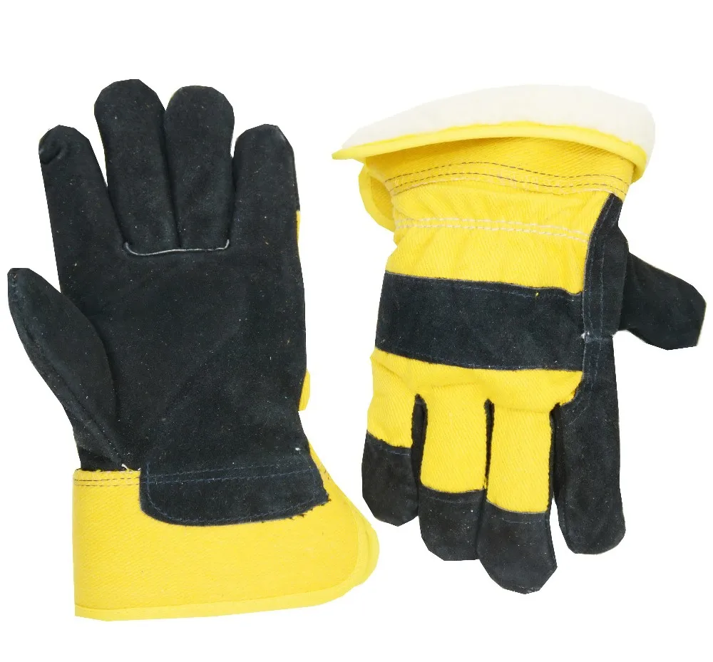 PRI Super Cold Weather Resistant Proof Warm Split Cowhide Winter Leather Work Glove