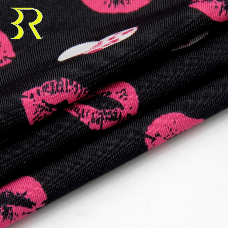 
New Listing High Quality Tear-Resistan Polyester fabric Spandex Burshed Fabric For Lady underwear 