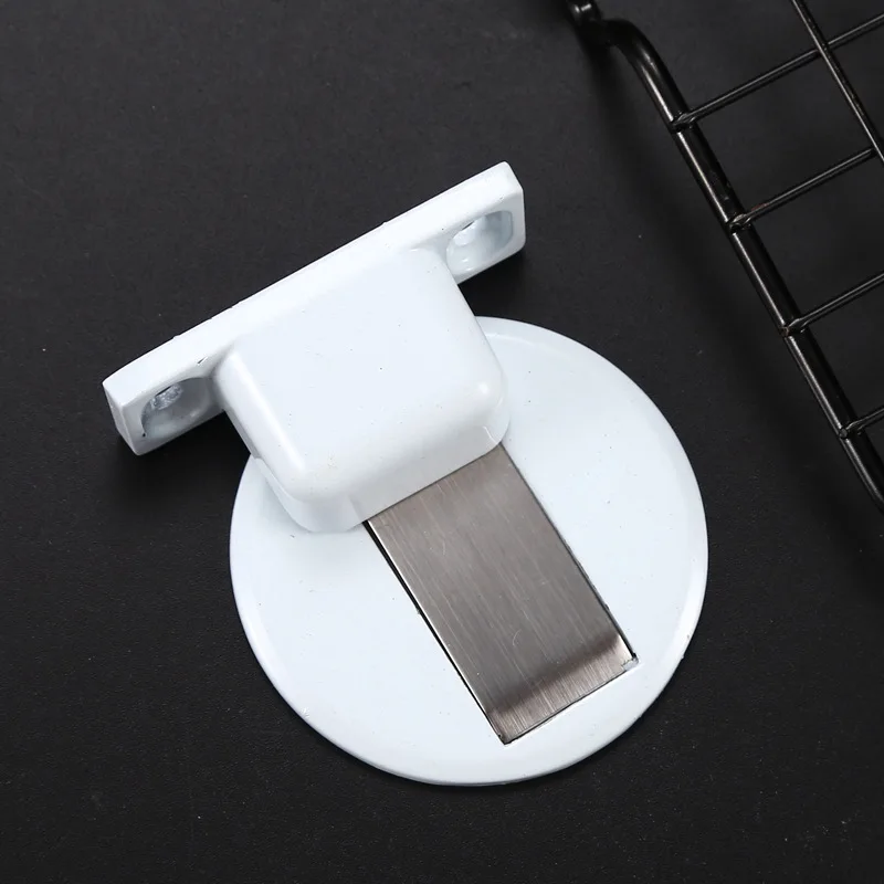 Modern Iron Chrome Plated Door Magnet for Farmhouse Door Stops