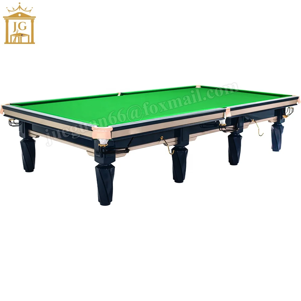 New 100% Solid Wood Strachan Snooker Table 12ft Professional Star Cloth Snooker Tables price