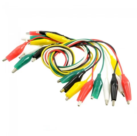 Wholesale Mini Double Battery Clamp Alligator Clip Wire Crocodile Clip