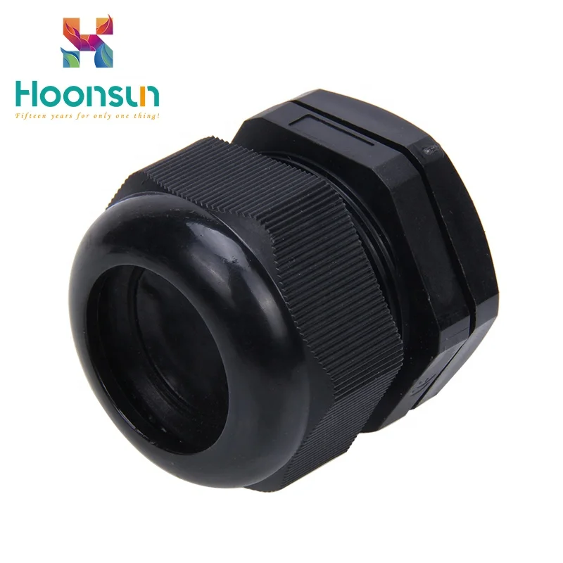 Good price and quality Hoonsun m12 nylon male cable gland waterproof pg13.5 cable gland made in china