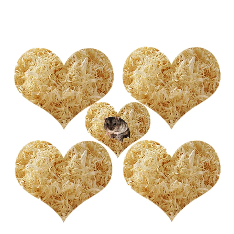 Best selling high-quality waterproof and deodorant 100% wood shavings pet pad for chinchillas, hamsters and rabbit nests