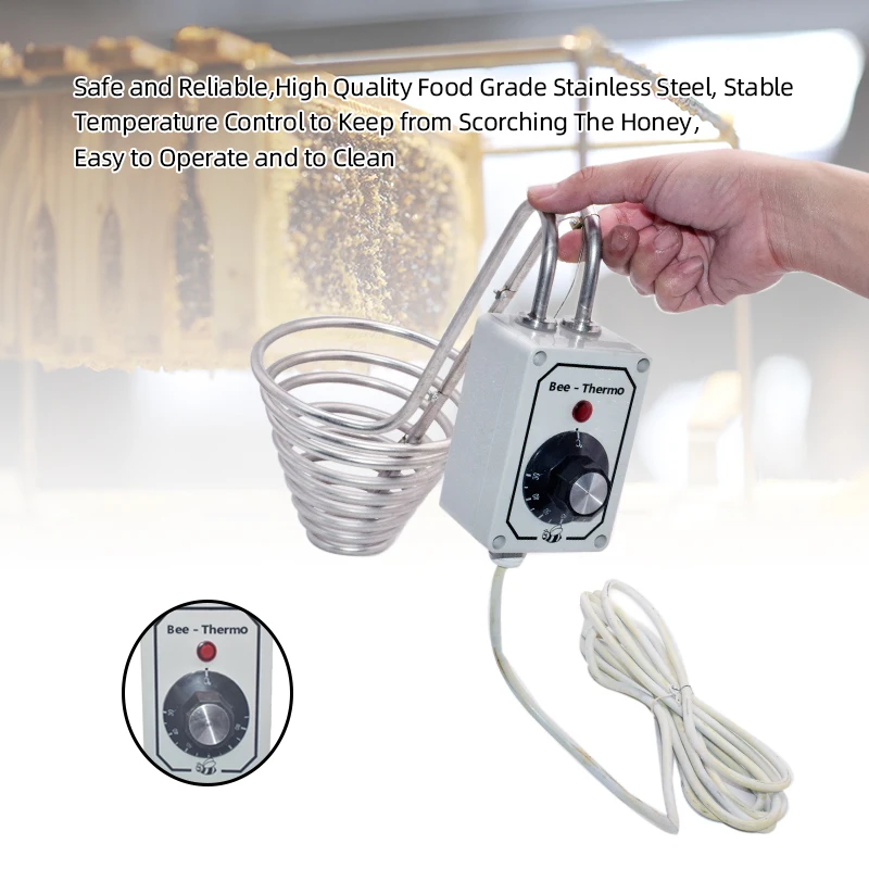Stainless Steel Honey Melter with Thermostat For Honey Storage Tank  Beekeeping Equipment