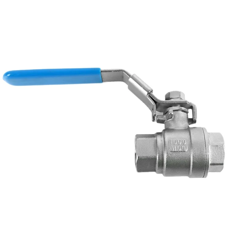 1Inch Premium 304 Stainless Steel 1000 WOG Full Port cast NPT Ball Valve for Water Oil and Gas with Long Handle