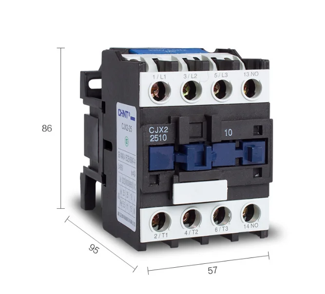 AC 220V 110V 380V Electromagnetic AC Contactor CHINT CJX2-0910 CJX2-0901 in stock
