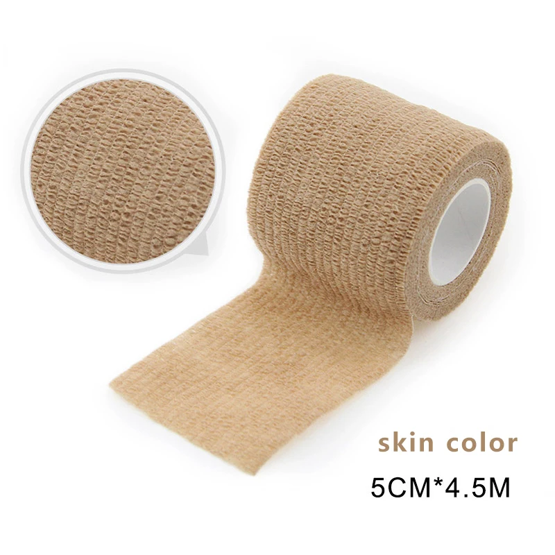 Elastic Athletic Tape Tattoo Grip Tape Non Woven Medical Tape for First Aid Sports Wrist Ankle Vet Wrap for Pets