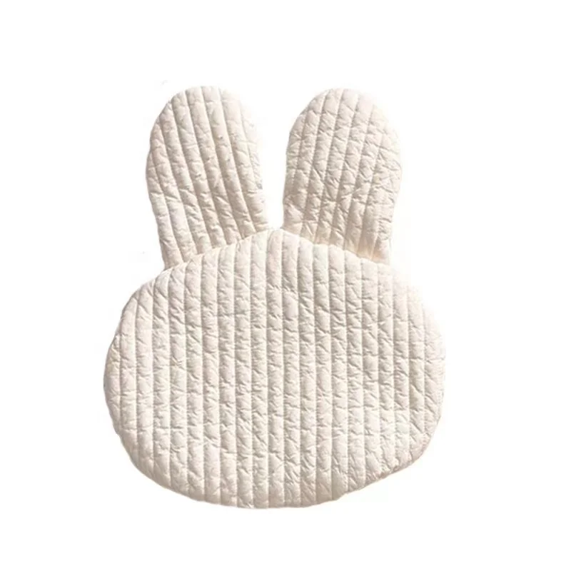 Hot Sale Ins Korean Newborn Baby Quilted Pillow Breathable Pure Cotton Rabbit Bear Pillow