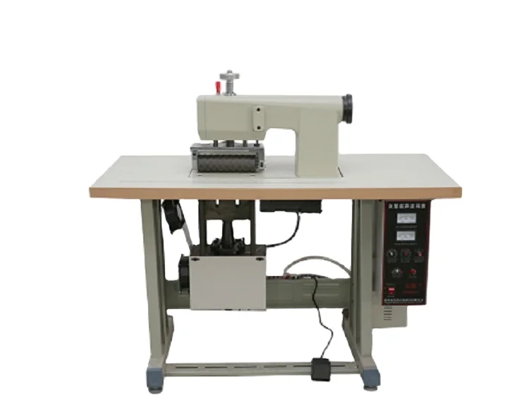 ZH-200S Ultrasonic Sewing Machine for Nonwovens Built-in Mold Manual Lace Cutter New Condition with Core Motor Component