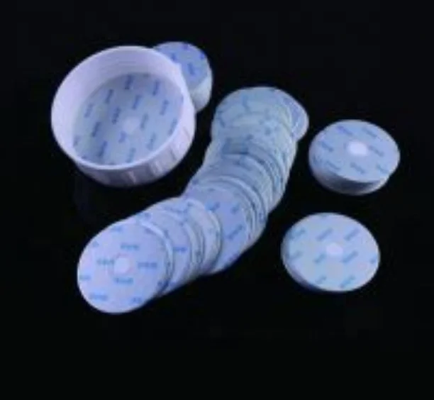Custom Sizes Air Released Aluminum Foil Vent Bottle Cap Seal with Paper Backed Separable