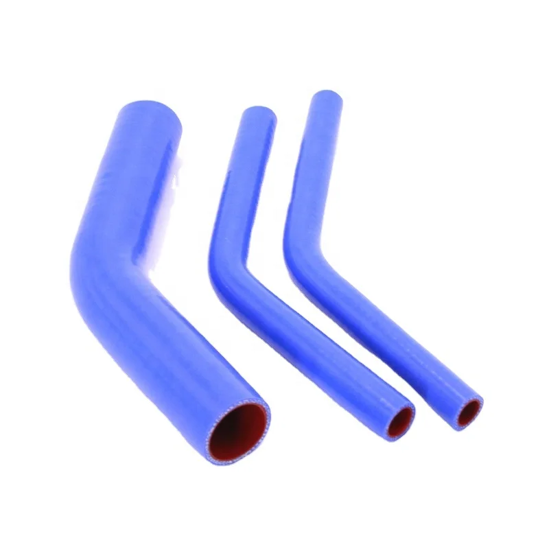 High performance car 45 degree radiator silicone hose coupler