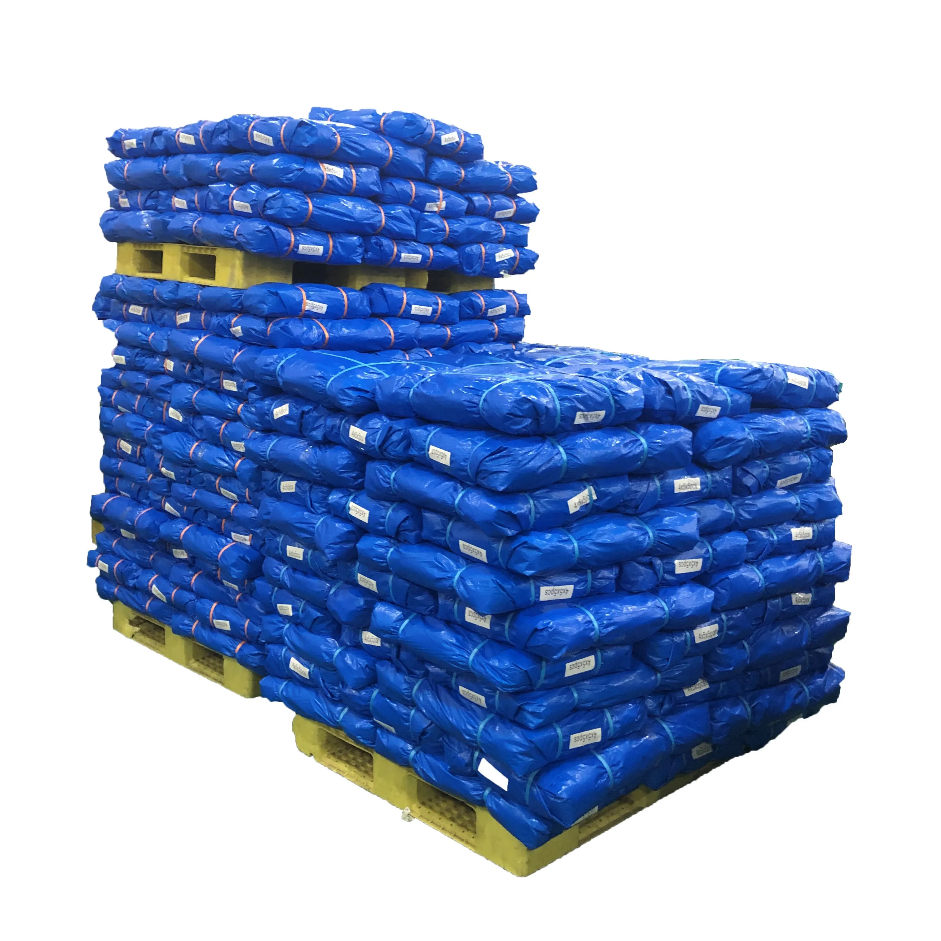 Blue/White Truck Cover Rain Cover Cargo Cover Customized Waterproof PE Tarpaulin Outdoor Used