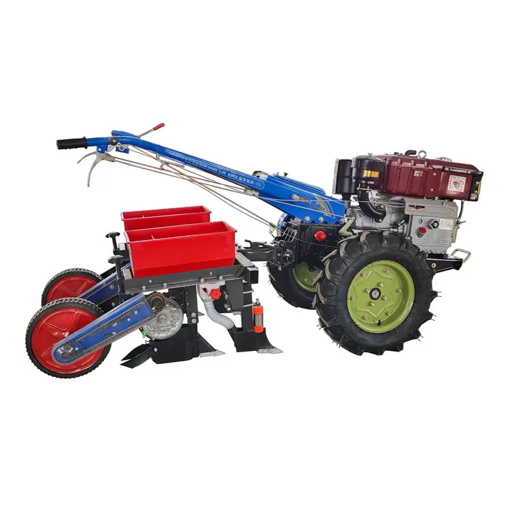 Hand corn seed machine planter two row maize seeder manual maize seed planter