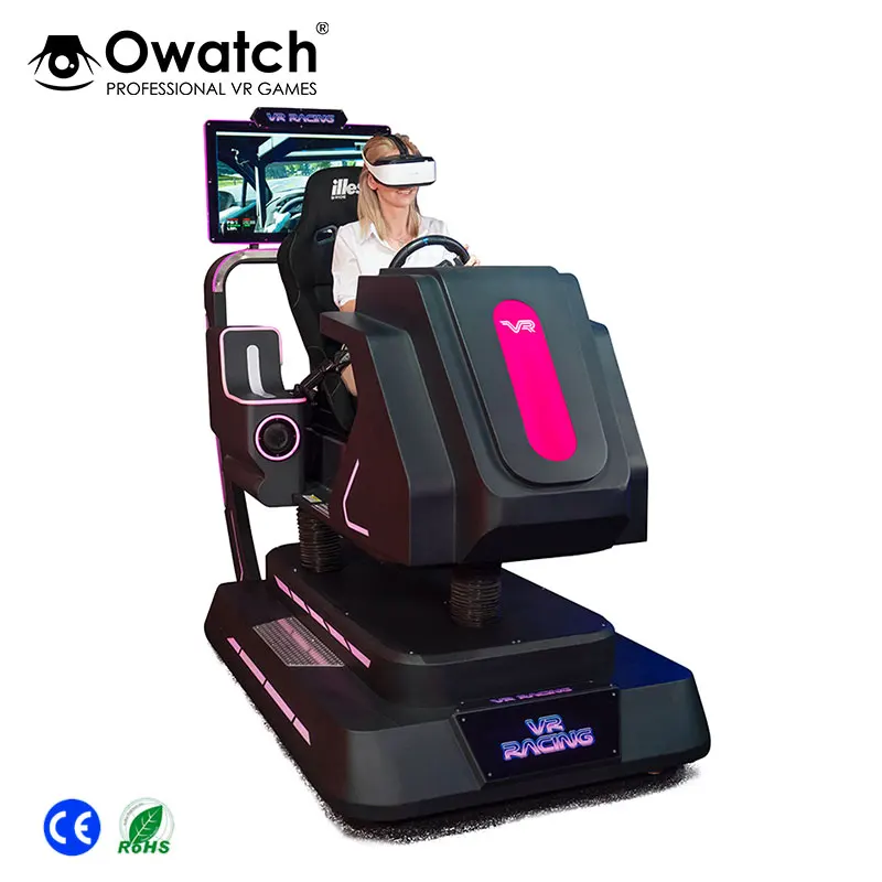 China vr factory Crazy Speed 9D VR Car racing Arcade game machine Virtual Reality Driving Simulator