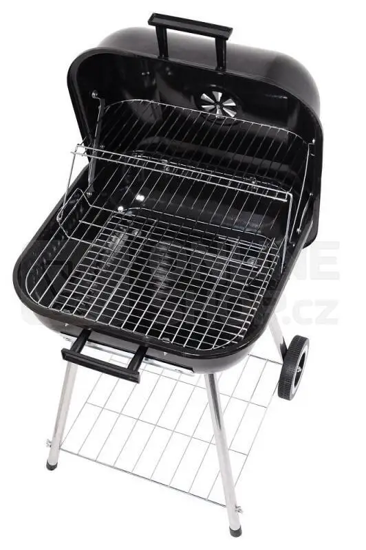 Recommend mobile portable Iron hamburger grill with Two Wheels Mini gas bbq grill for outdoor