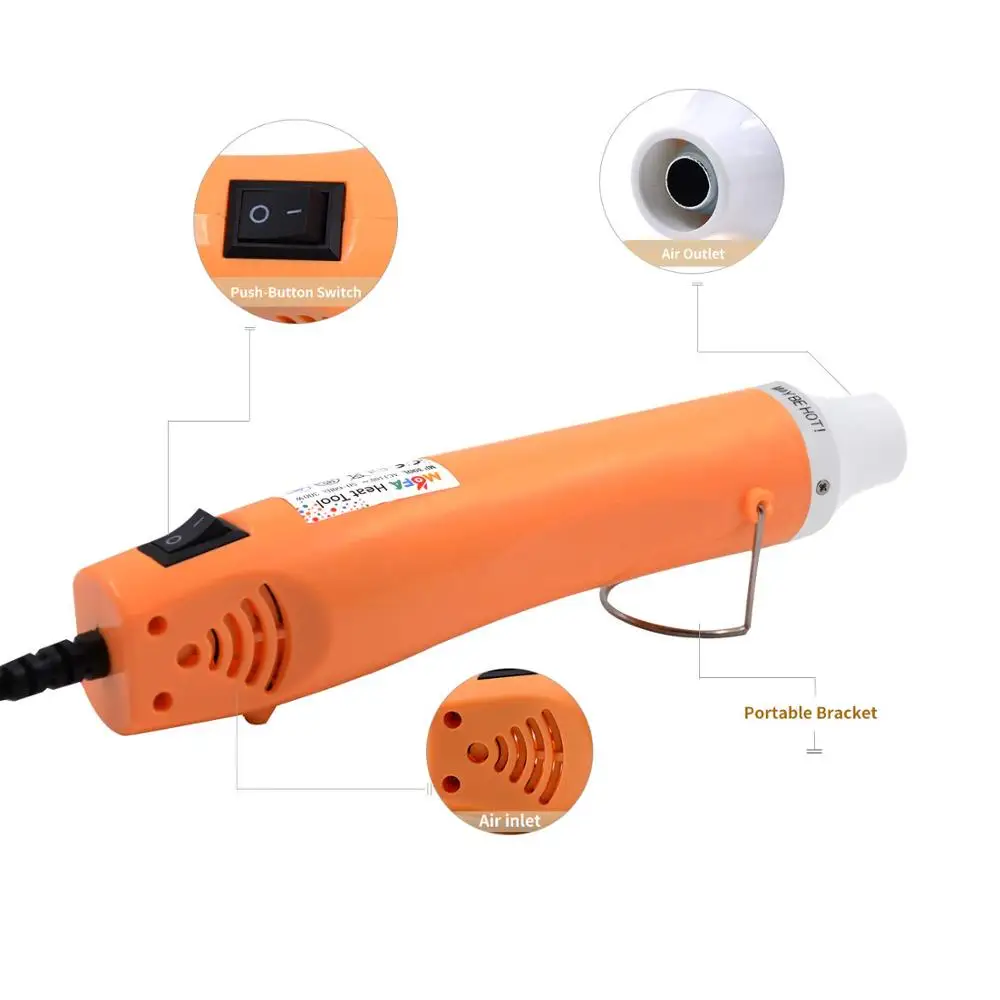 High temperature 350 degrees mini hot air pen for shaping polymer clay  heat gun
