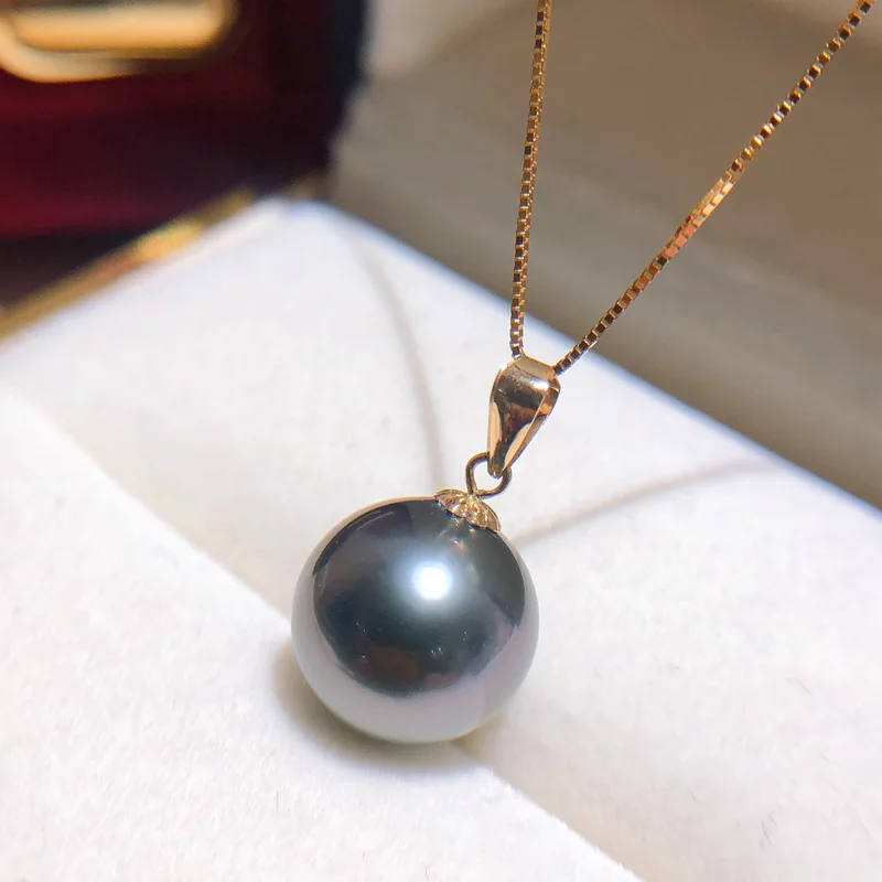 10-11mm AAA Flat Round Edison Pearl Cultured Freshwater Pearl Pendant For Jewelry Making 1 buyer
