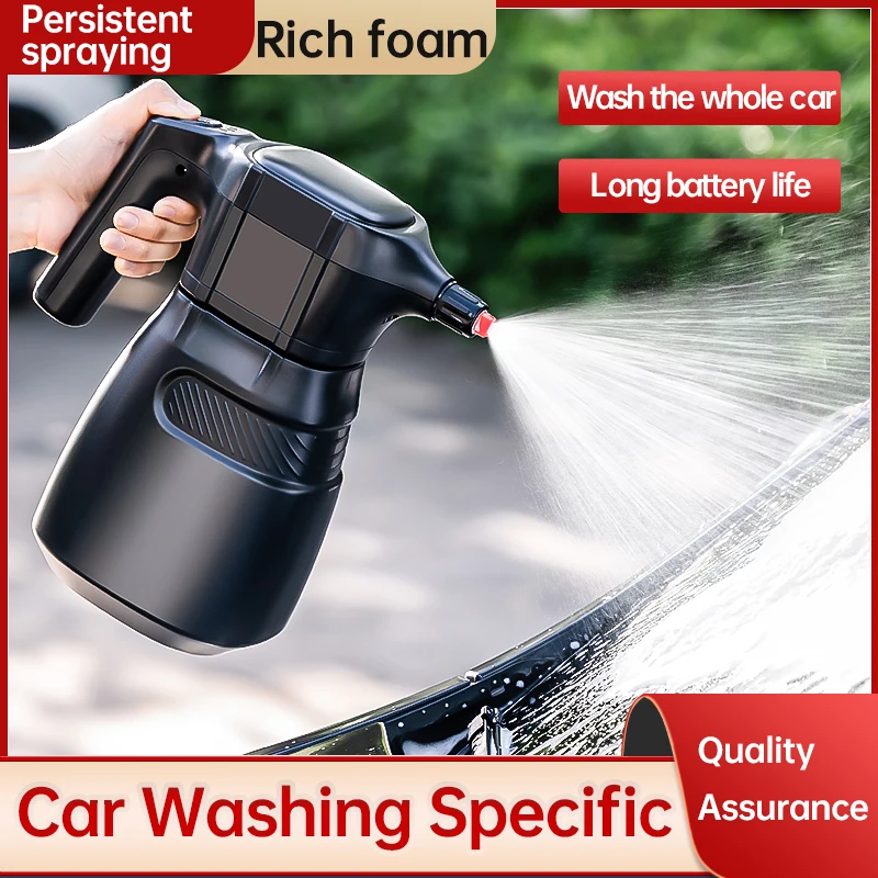 Wholesale New Design  Handheld Electric Car Wash Foam Nozzle Trigger Sprayer 2L