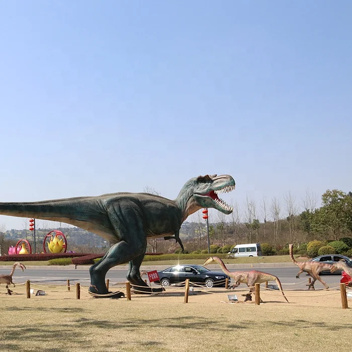 Decorative Realistic Life Size animatronic dinosaur model
