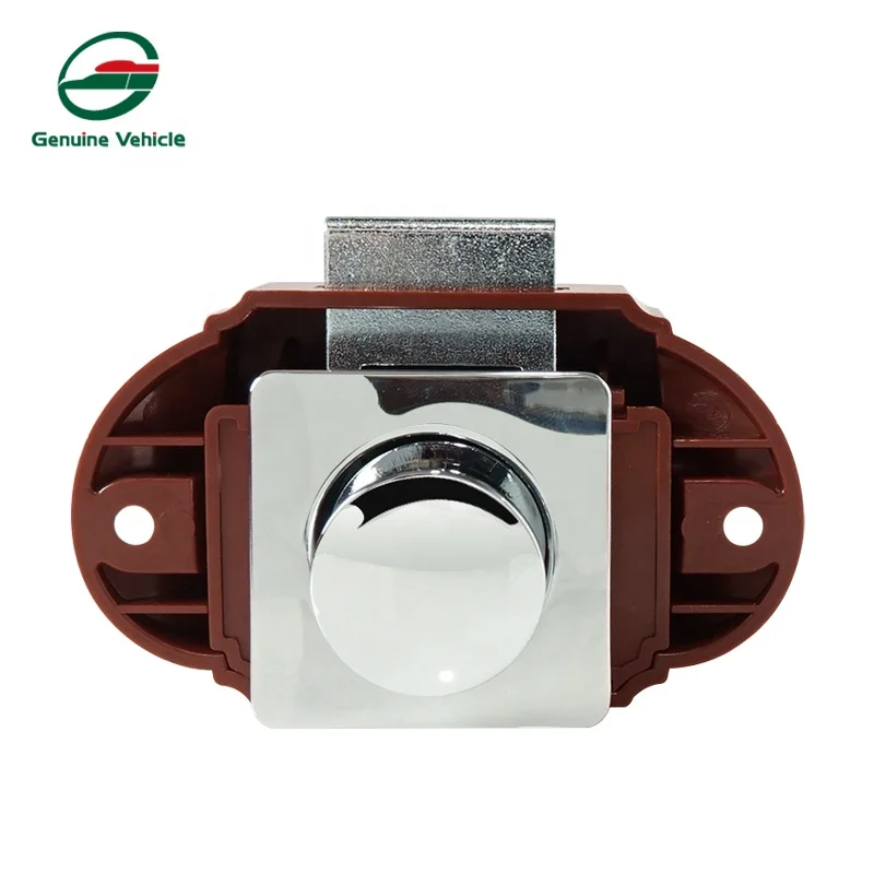 Genuine Vehicle Caravan Interior Cupboard Cabinet Mini Push Knob Lock Latch for RV Motorhome