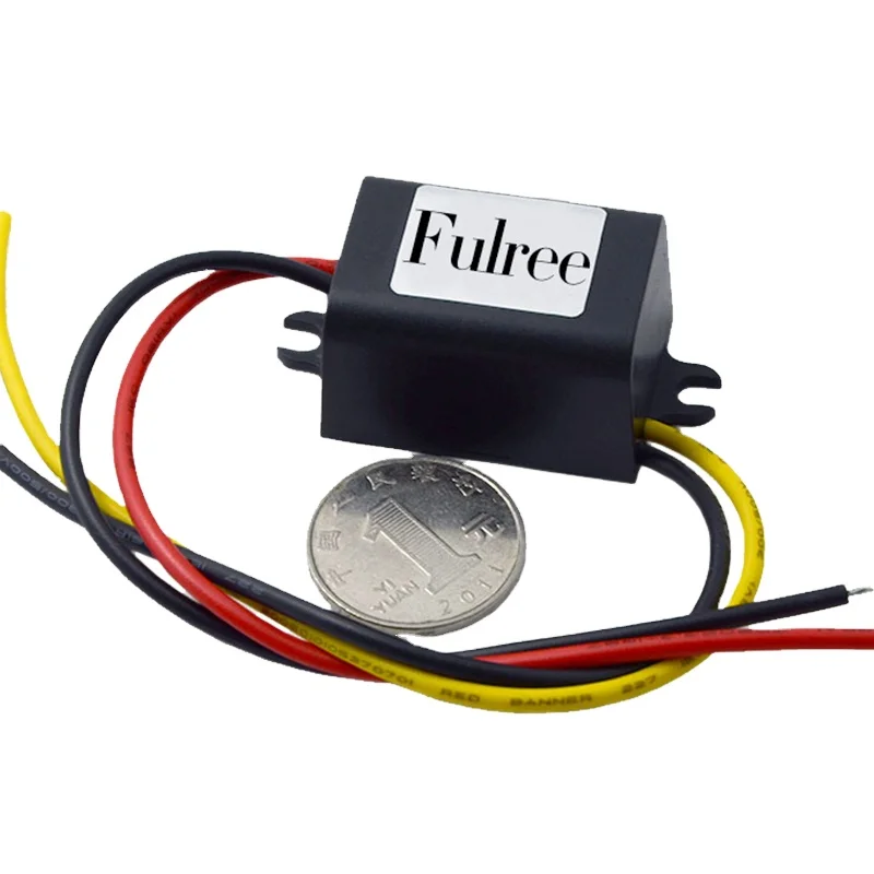 Преобразователь постоянного тока с 24 В на 12 В 1,5 А 2 А 3 А 5 А, модуль понижающего регулятора напряжения с 24 В на 12 В, понижающий трансформатор