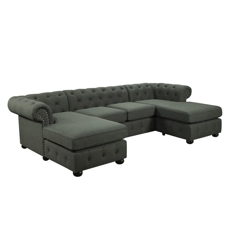 Wholesale Modern Home Furniture Velvet Cover Couches Cheap Sofa Chesterfield