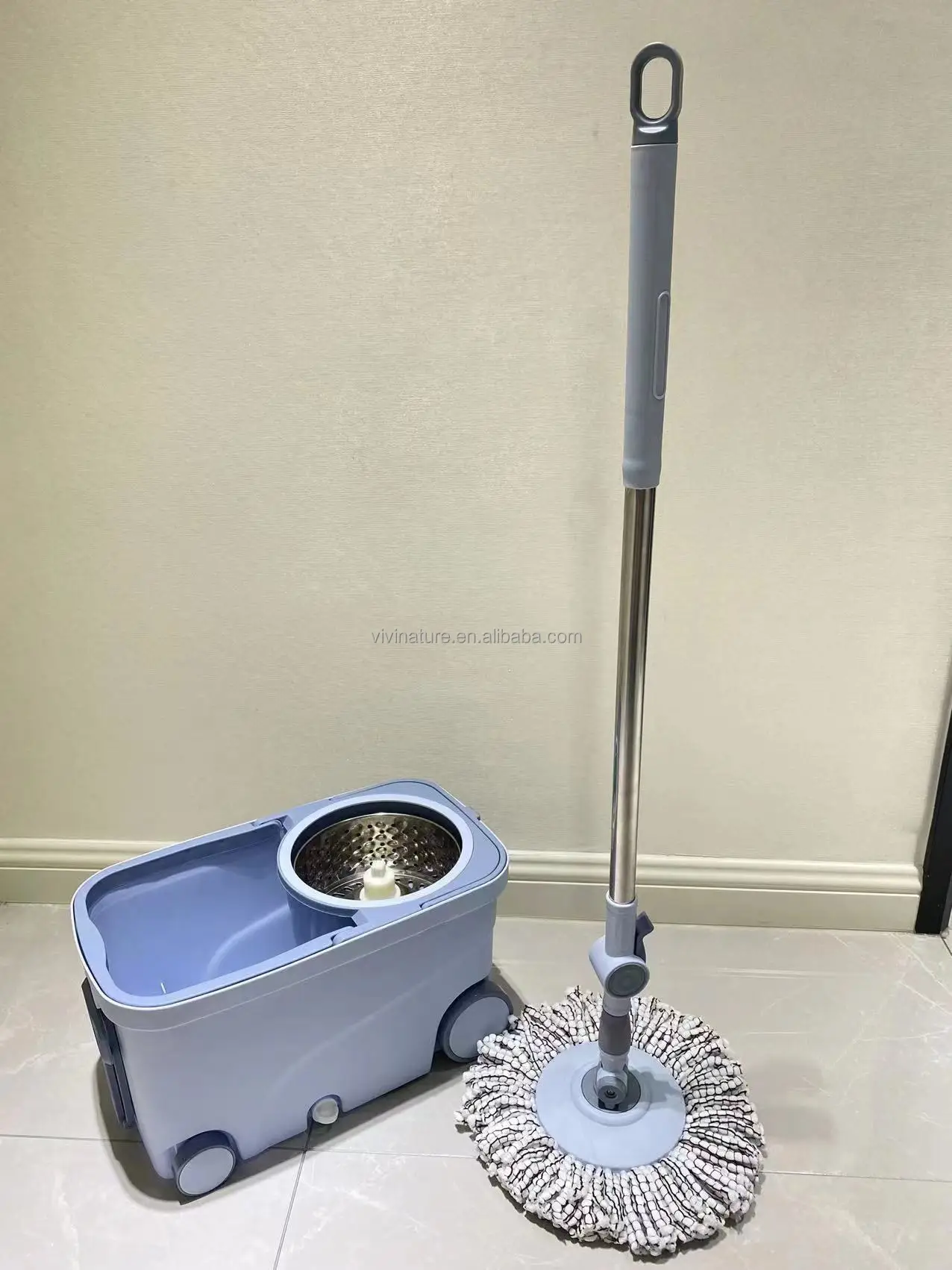 360 Вращающаяся Волшебная Швабра для уборки дома швабра с 4 колесами