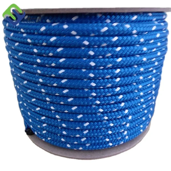 Polyester Rope Double Braid Marine Yacht Sailing Mooring Boat Rope