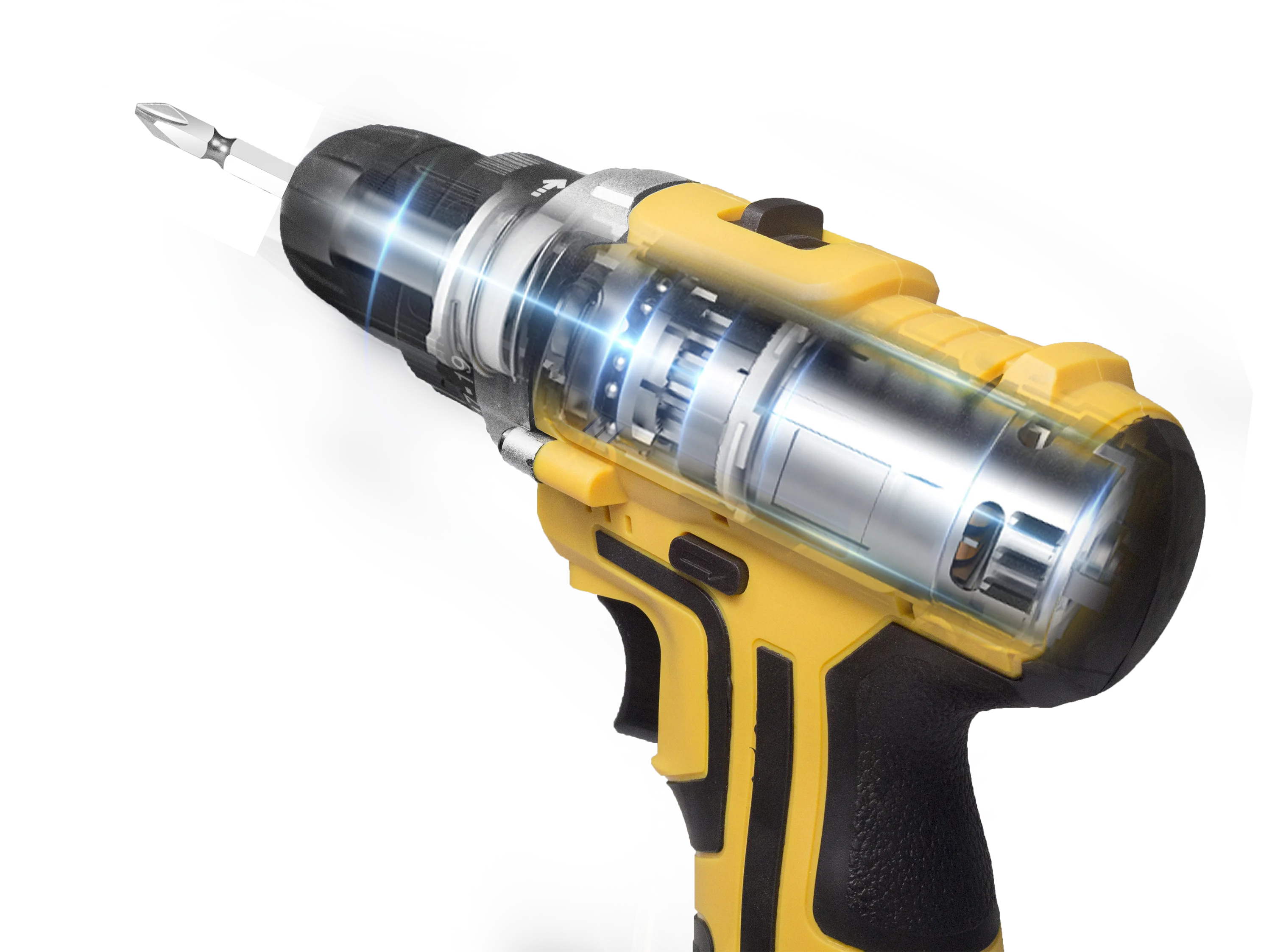 cordless drill power tool set 2 batteries and 1 charger  18v electric drill