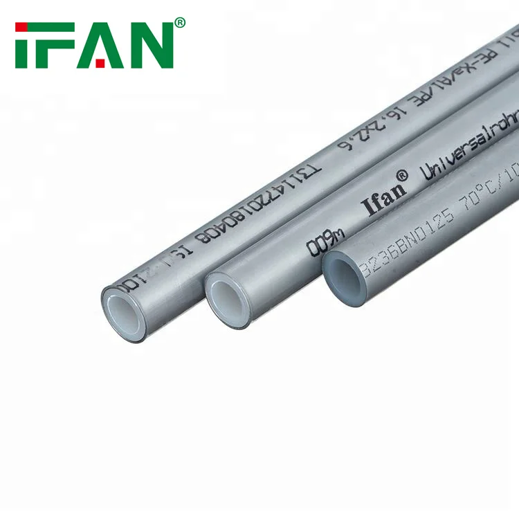 IFAN Factory Customized Color High Temperature Resistance PEX Pipe Silver-Black PEX Tube